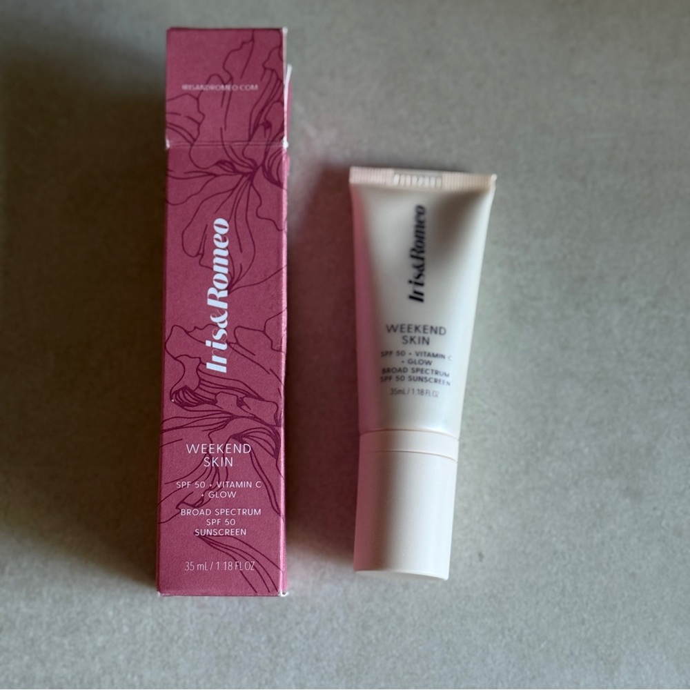 Iris & Romeo Weekend Skin SPF 50 Vitamin C Glow Sunscreen 1.18 oz